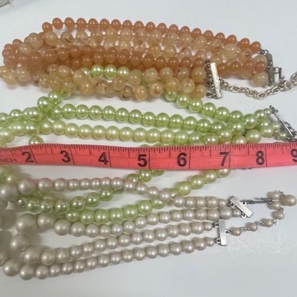 6 Multi Strand Vintage to Modern Chokers and Necklaces - Picture 8 of 10